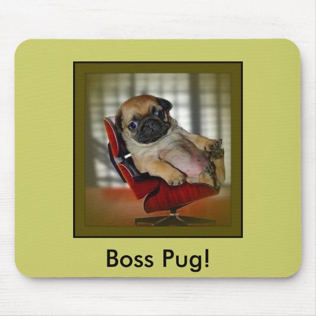 Pug it! mouse mat (Front)