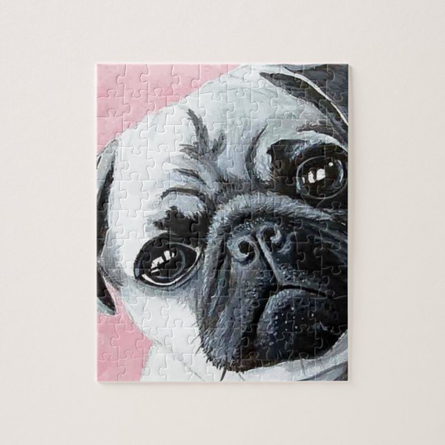 Pug Jigsaw Puzzle (Vertical)