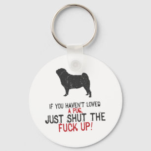 Pug Key Ring
