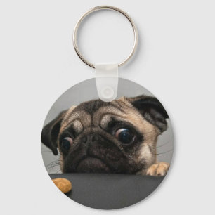 Pug Key Ring