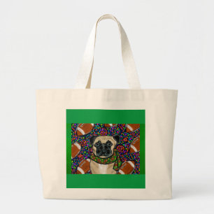 PUG LARGE TOTE BAG
