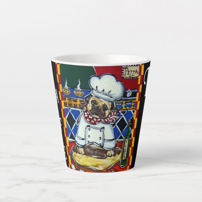 PUG LATTE MUG (Front)