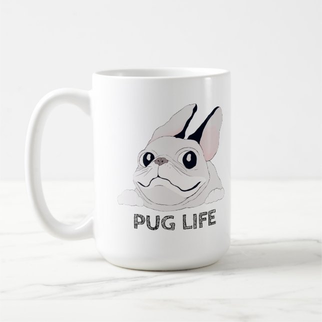 PUG LIFE COFFEE MUG (Left)