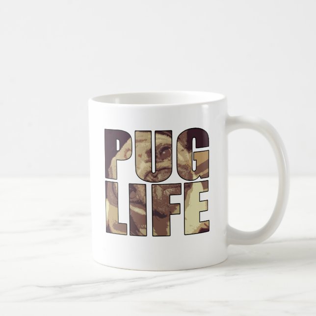 Pug Life Coffee Mug (Right)