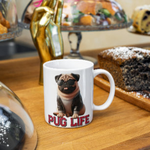 Pug Life Cute Dog Coffee Mug