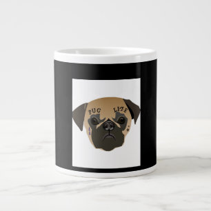 Pug Life Cute Pug Lover Gift Large Coffee Mug