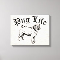 Pug Life Funny Dog Gangster