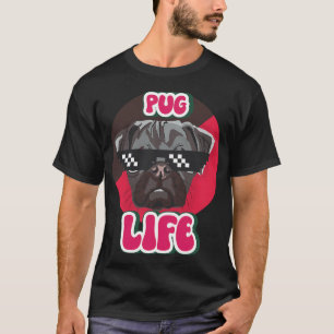 Pug life funny puppy T-Shirt