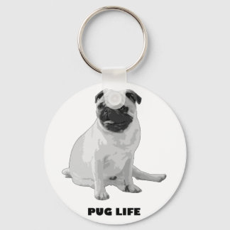 Pug Life Key Ring