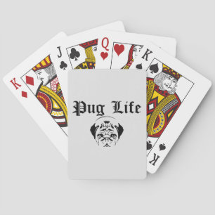 Pug Life Playing Cards