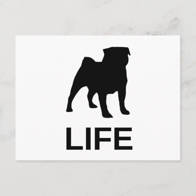 pug life silo postcard (Front)