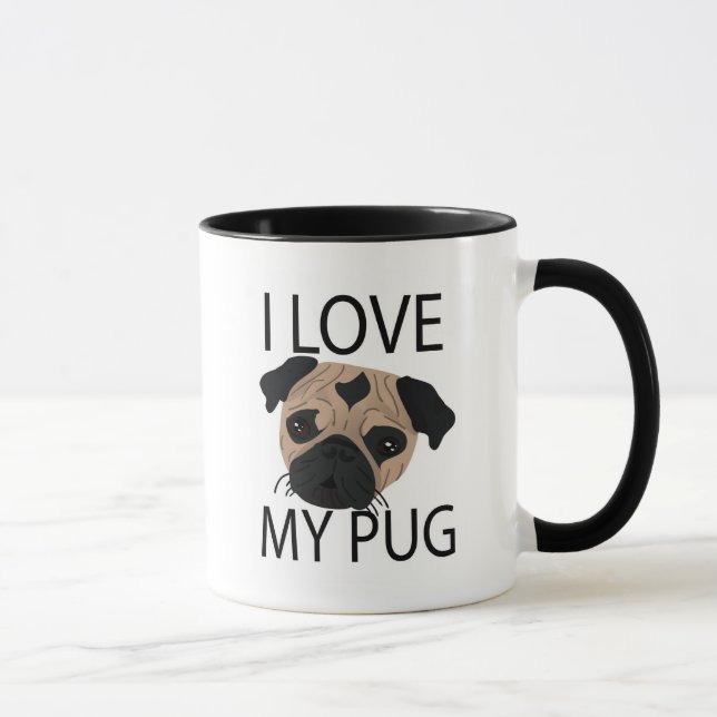 Pug Love! Mug (Right)