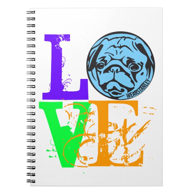 PUG LOVE Notebook (Front)
