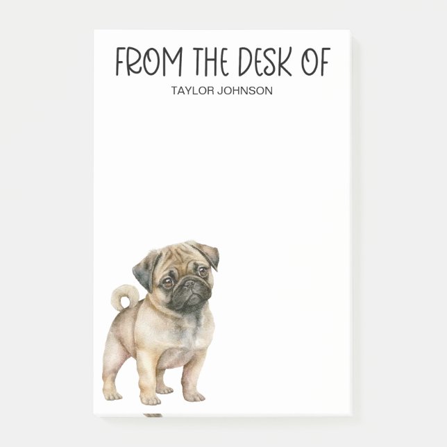 Pug Lover Post-it Notes (Front)