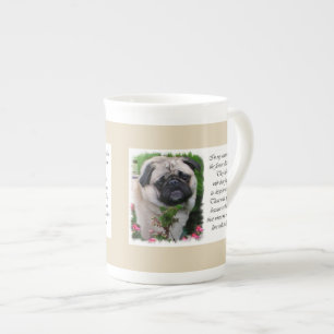 Pug Lovers Art Bone China Mug