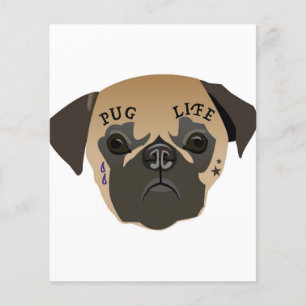 Pug Lovers Cute Pug Life Flyer