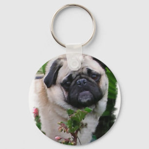 Pug Lovers Gifts Key Ring
