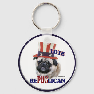 Pug Lovers Gifts Key Ring