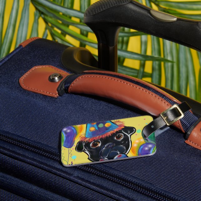 Pug     luggage tag (Front Insitu 3)