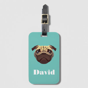 Pug Luggage Tag