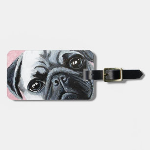 Pug Luggage Tag