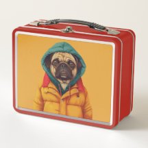 Pug lunch box