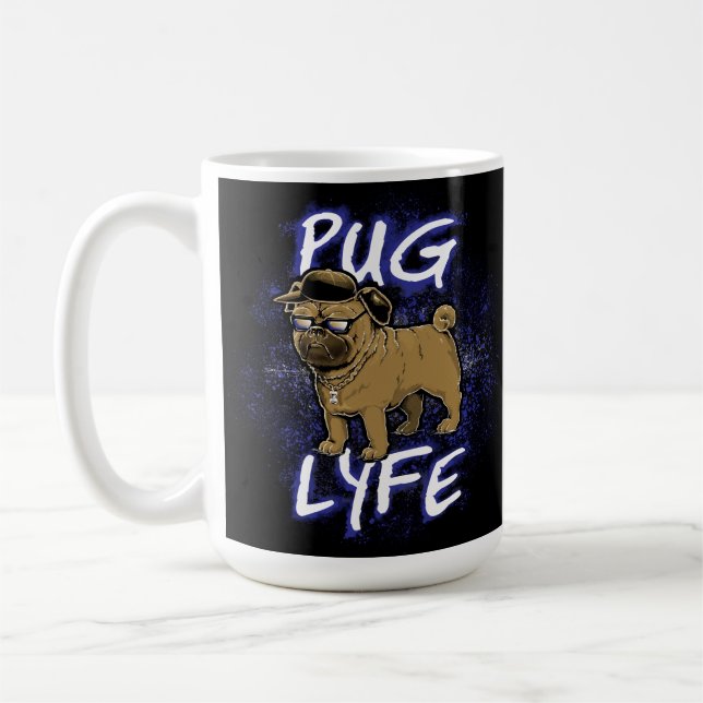 Pug Lyfe Coffee Mug (Left)