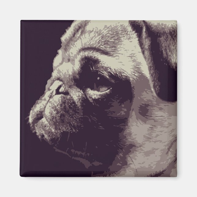 Pug Magnet (Front)