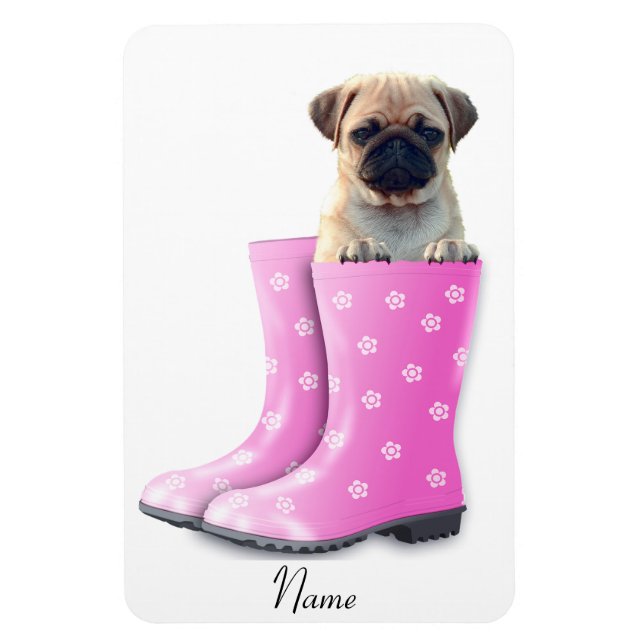 Pug Magnet (Vertical)