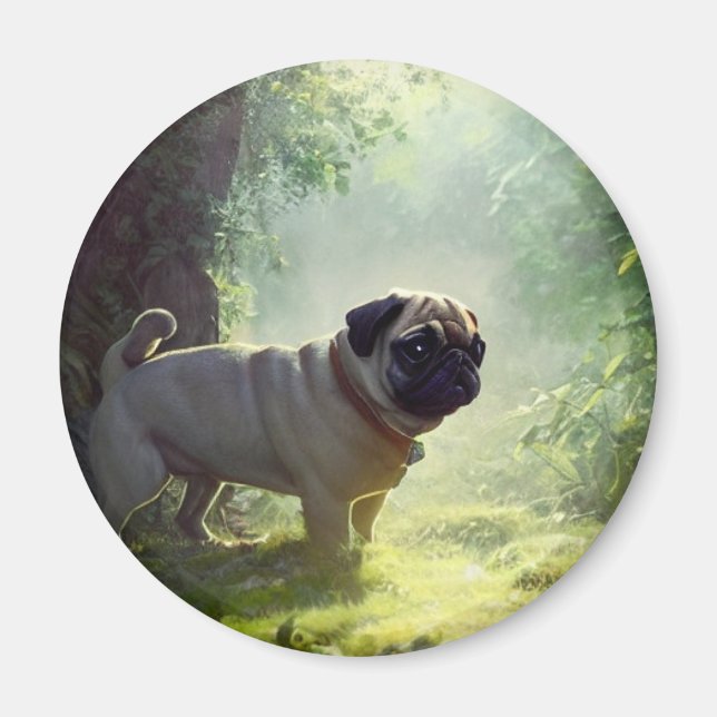 Pug Magnet (Front)
