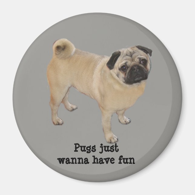 Pug Magnet (Front)