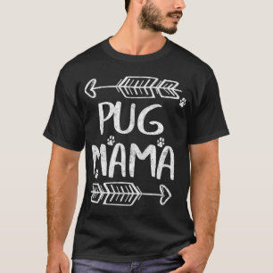 Pug Mama Puggle Mum Beagle Lover Owner Dog Mum T-Shirt