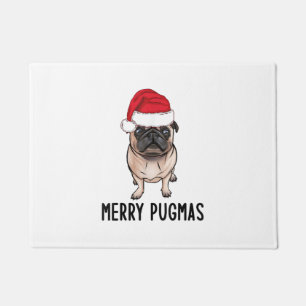 Pug Merry Christmas Pug Merry Pugmas Doormat