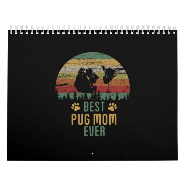 Pug mom calendar (Cover)