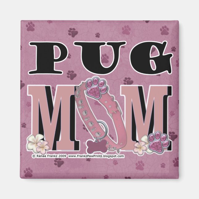 Pug MOM Magnet (Front)