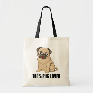 Pug Mom Puppy Dog Dad Puppies Dogs Lover Fur Mama Tote Bag