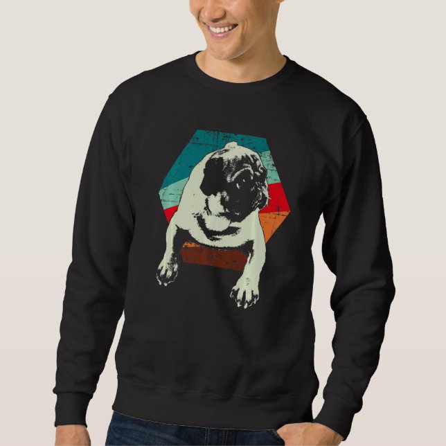 Pug Mops Carlin Dog Breed  22 Sweatshirt (Front)