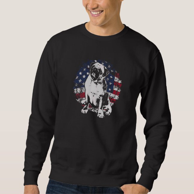 Pug Mops Carlin Dog Breed  52 Sweatshirt (Front)