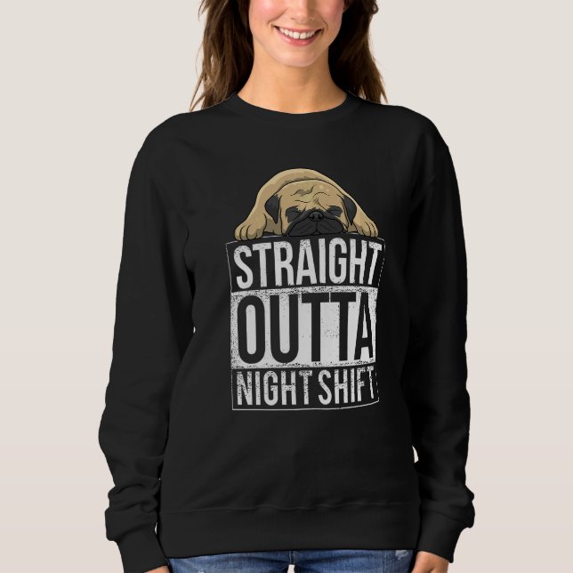 Pug Mops Carlin Dog Breed  54 Sweatshirt (Front)