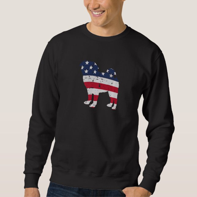 Pug Mops Carlin Dog Breed  56 Sweatshirt (Front)