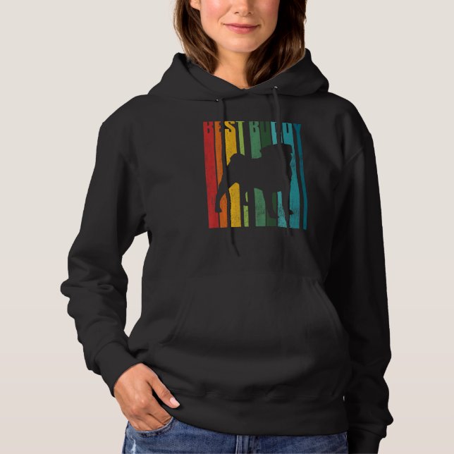 Pug Mops Carlin Dog Breed  7 Hoodie (Front)