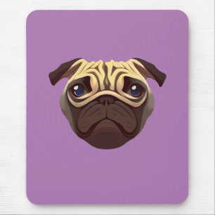 Pug Mouse Mat
