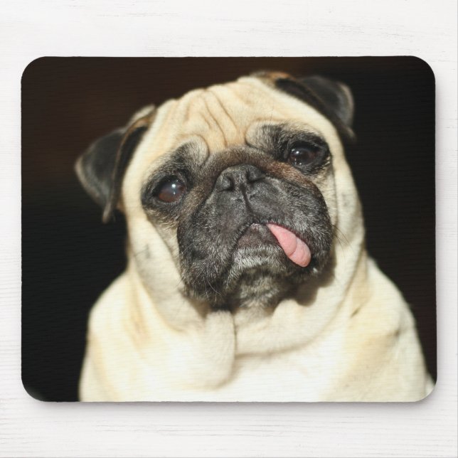 pug mouse mat (Front)