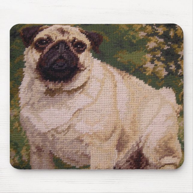 Pug Mouse Pad (Front)