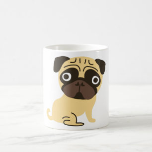 Pug Mug Cream