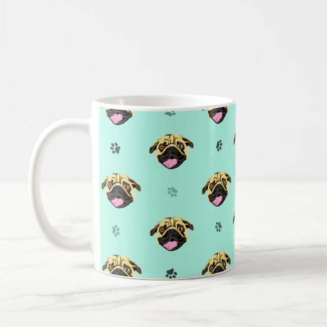Pug Mug Mint (Left)