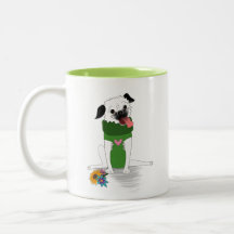 Pug Mug: Pugging Fabulous Two-Tone Coffee Mug