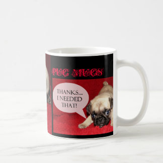 PUG MUGS Caffinated