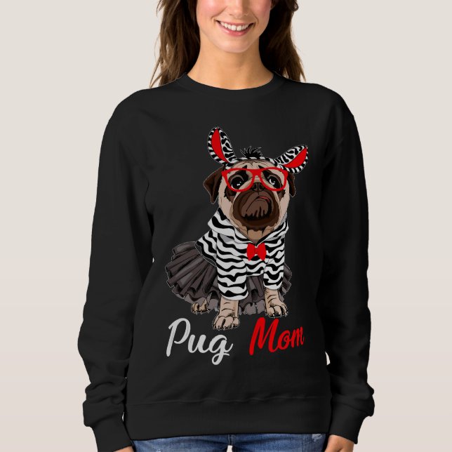 Pug Mum Classic T-Shirt 535 Sweatshirt (Front)