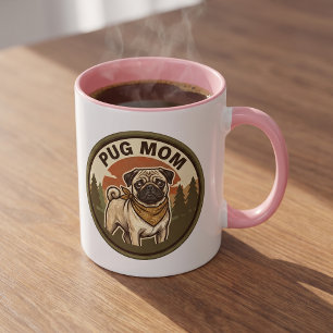 Pug Mum Coffee Mug Pug Dog Mum Gift